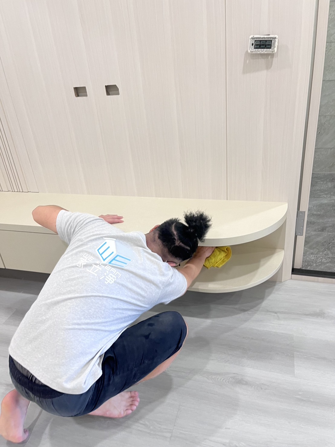 桃園裝潢清潔 層架清潔細節